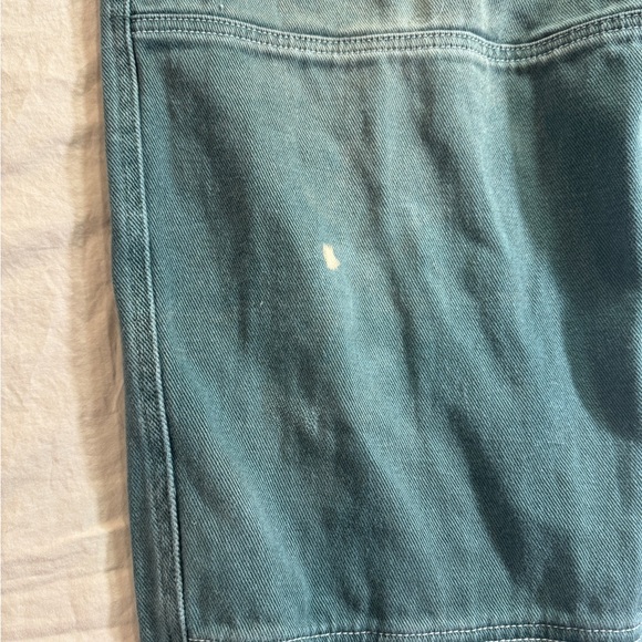 Empyre Green Denim Double Knee Distressed Jeans - Picture 5 of 16